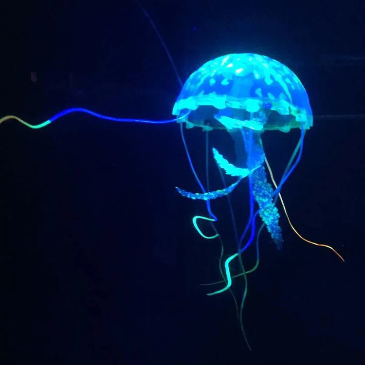 2019 新款时尚硅胶发光生动荧光模拟水母