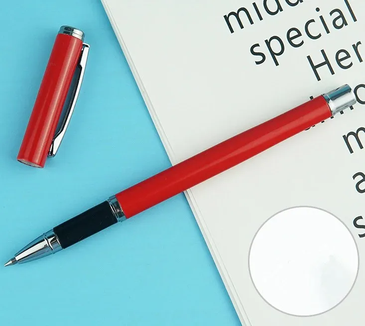 quality luxury metal ballpoint pens with cap for kids girls gift