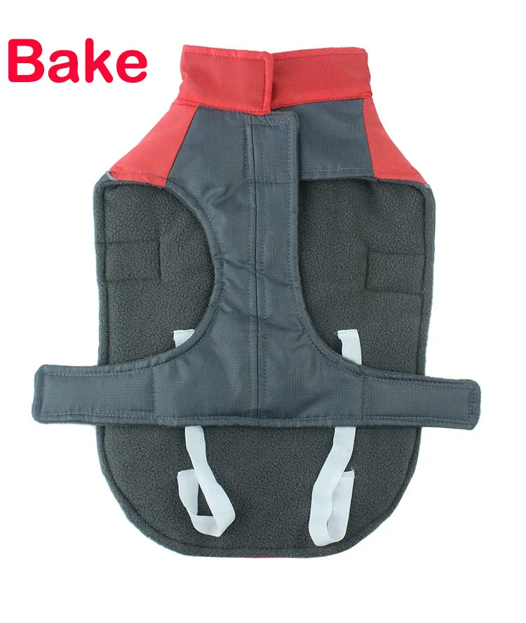 Luxury Outdoor Warm Dog Winter Jacket Soft Fleece Lined Dog Coat with leash Hole