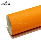 CARLIKE CL-MG-04 Matte Glitter Orange Factory Price Vinyl Wrap Sheets