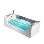 rectangular corner whirlpool bath hot tubs