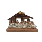 Resin Religious Figurine Christmas Nativity Set For Sales