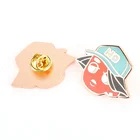 Bomaijie OEM rose gold custom enamel pin hot sale metal pin enamel pin with rose gold plated color