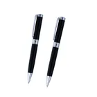 2019 Hot selling high quality metal shiny blue ballpoint pen business gifts ball pen with logo