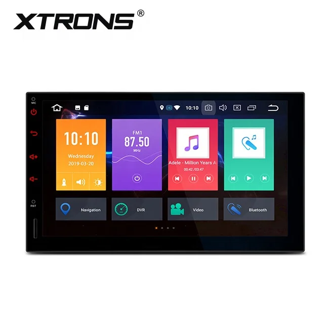 XTRONS العالمي 7 بوصة أندرويد 9.0 8 كور 4 + 64 جيجابايت ROM autoradio 2 الدين مع التحكم في عجلة القيادة