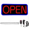 21'' X 10'' New Ultra Bright LED Neon Open Sign Remote Controlled Flashing Patterns LED Open Sign Display
