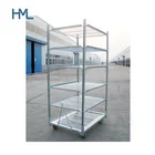 Greenhouse steel metal wire mesh net garden danish cc trolley cart for transporting plants