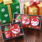 Christmas gift cake towel cotton towel gift set Christmas Eve creative diy Christmas style towels