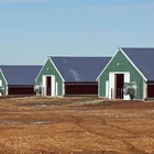 Low Cost Prefabricated Steel Farm Design Broiler Poultry House For Sale