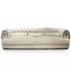 30% Off White & Black shape pvc leather sofa with Space Style 0414-8803