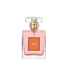 Wholesale empty luxury square glass perfume bottles 100ml 50ml 30ml glass spray bottles for perfume