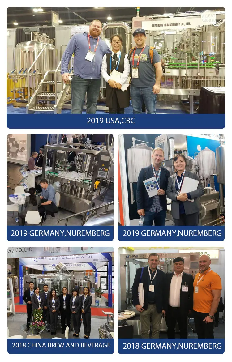 Fully automatic craft beer bottling plant