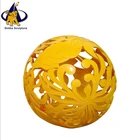 Simba89 Colorful Metal Garden Ball Stainless Steel Hollow Sphere Sculpture