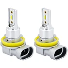 Cars H11 Led Bulb Factory Customized H8 Led Bulb Light For Cars H8 H11 12W 2400LM Led Headlights WG005-01
