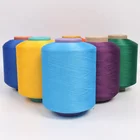High stretch polyester yarn covering spandex yarn for knitting socks