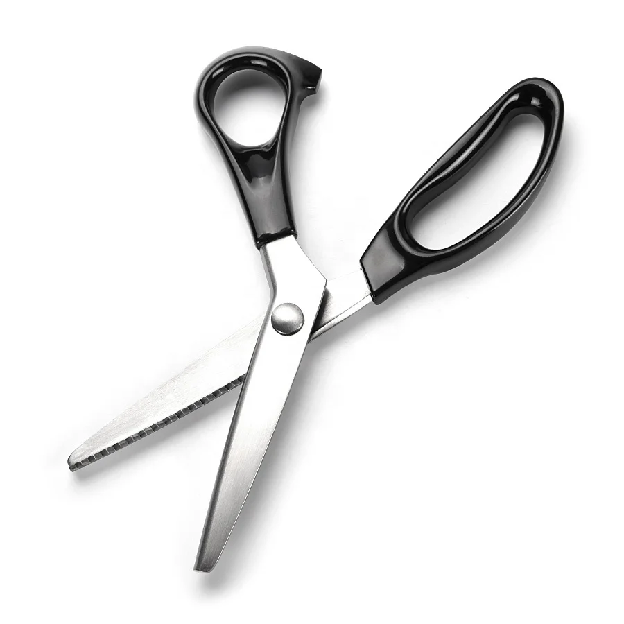 Yangjiang manufacturer 8 Inch plastic handle Antirust Stainless Steel tailor scissors
