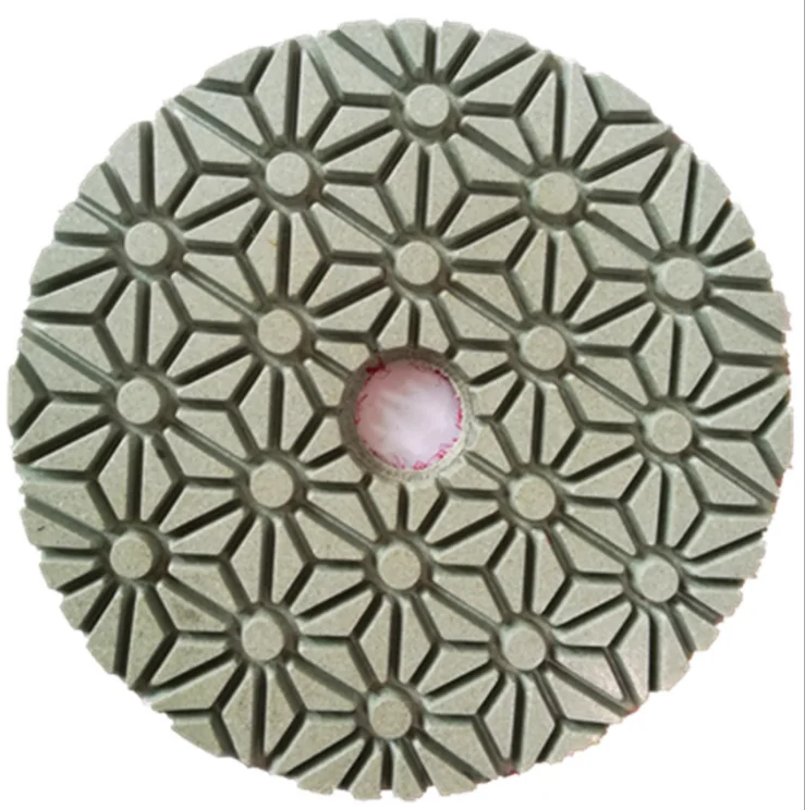 4 Inch Flexible Wet Polishing Pads Diamond Polishing Pads For Marble Granite Ceramic Tile Concrete