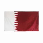 100% Polyester Flags All Countries Digital Printing Qatar national flag