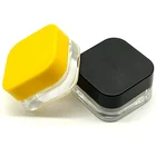 Small Square 5 ML 7ML 9 ML Child Proof Weck Concentrate Glass CBD Oil Jars With Custom corrugated box