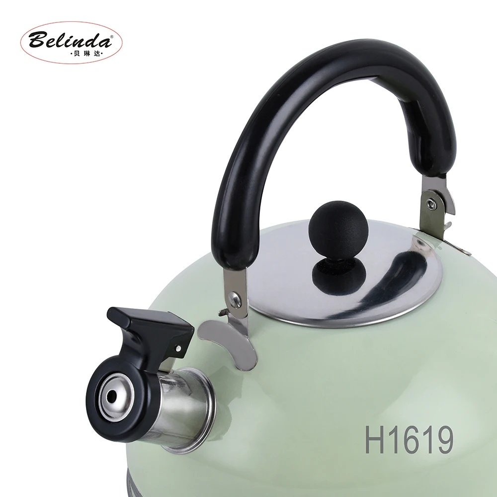 Kitchen Appliance Colorful 3L 4L Stainless Steel Whistle Water Kettle For Sale H1619-6