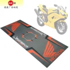 Dotcom Printed Branded Logo Motorcycle Pit Rubber Carpet Customized Motocross Garage Floor Mat