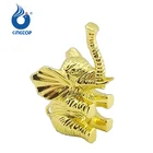Gold Metal 3D Lucky Elephant Ring Holder Jewelry Holder