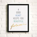 A4 Size Printed Nordic Motivational Wall Art Posters Quotes Letter Painting
