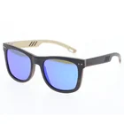 ECO-friendly double colour sunglass handmade wooden sun glass