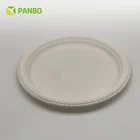Disposable Plates Biodegradable 11 Inches Oval Round Sugarcane Bagasse Disposable Plates For Sale