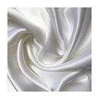100% Pure Mulberry Silk fabric plain Dyed Fabric Multicolor for Bedding Dress