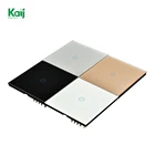 Wireless Wifi Smart Touch Wall Switch Voice Switch 1 Gang Tempered Glass Panel Light Switch
