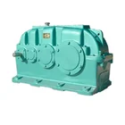 Cast iron housing gear speed reducer helical reductor ratio 28 harden tooth surface cylindrical gearbox