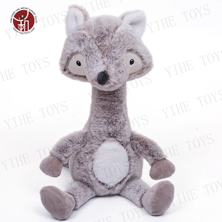 Long Necked Toy Embroidery Velveteen Plush Squirrel Baby Toys
