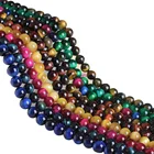 High Grade Charming Natural Round Multiple Styles Tiger Eye Gemstone Loose Beads for Jewelry Making