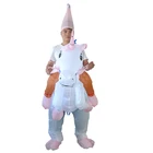 Adult Adults Festival And Party Fun Cosplay Adult Size Inflatable Ride On Unicorn Costume