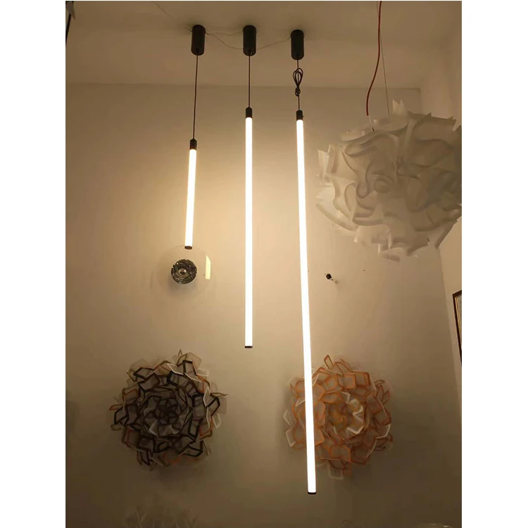 Factory price 360 degree luminous slim acrylicstraight LED linear tube for living room bedroom table light