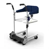 Home care and hospital equipment multifunctional patient transfer with commode seat wheelchair