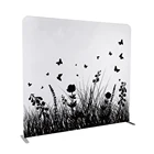 Trade Show Backdrop Stand Tension Fabric Pop UP Display Customized backdrop