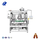 Glass Machine Glass Automatic Glass Bottle/can Rinser Filler And Capper/sealer Beer Packaging Machine