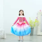 Children girls sleeping beauty princess aurora costume halloween cartoon ball gown dresses for kids
