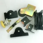 Wholesales aluminium alloy door bolt sliding window and door hardware iron roller wheel pulley for sliding window