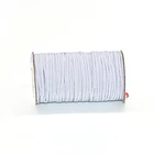 3mm White Elastic Designer Bands Stock 3mm 5mm 6mm Flat White And Black Knitted Polyester Elastic Band Wholesale