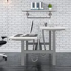 Electric lifting sit to stand up standing height adjustable office workstation desk