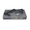 48V POE Switch Ethernet 16 Ports Network 10/100Mbps Ports IEEE 802.3 AF/AT IP Camera Wireless AP Uplink Network Switch