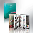 Private label Permanent Hair Color chart hair dye ice cream hair color swatch chart