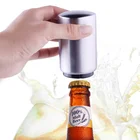 stainless steel custom made automatic push down beer bottle opener