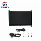 WANTY 7 Inch 1024x600 TFT LCD IPS Panel Capacitive USB Screen Touch Monitor Raspberry Pi 3 Display