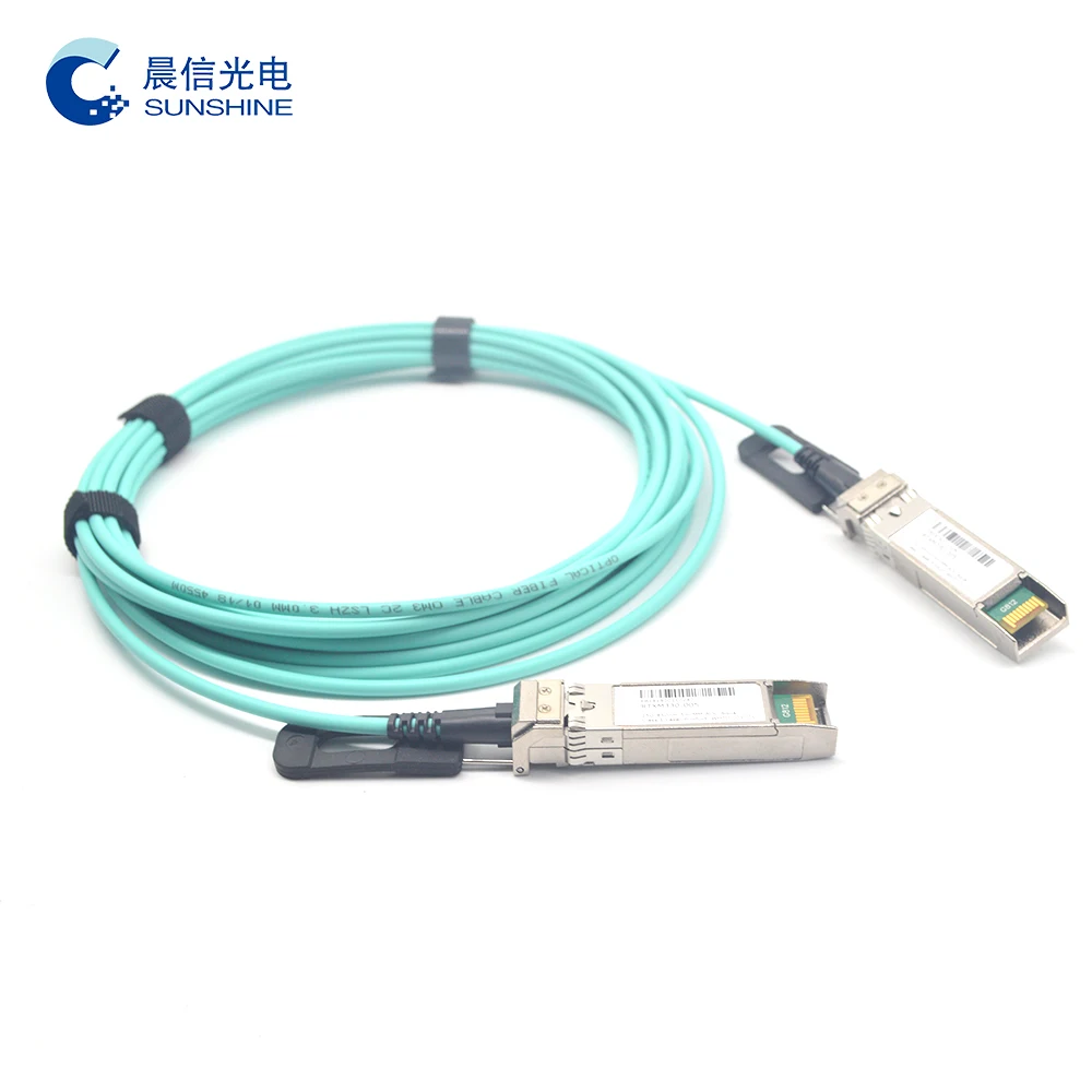 High Speed 40Gb/s QSFP Directly Connect AOC Cable, Defined Length Fiber Optic cord jumper cord