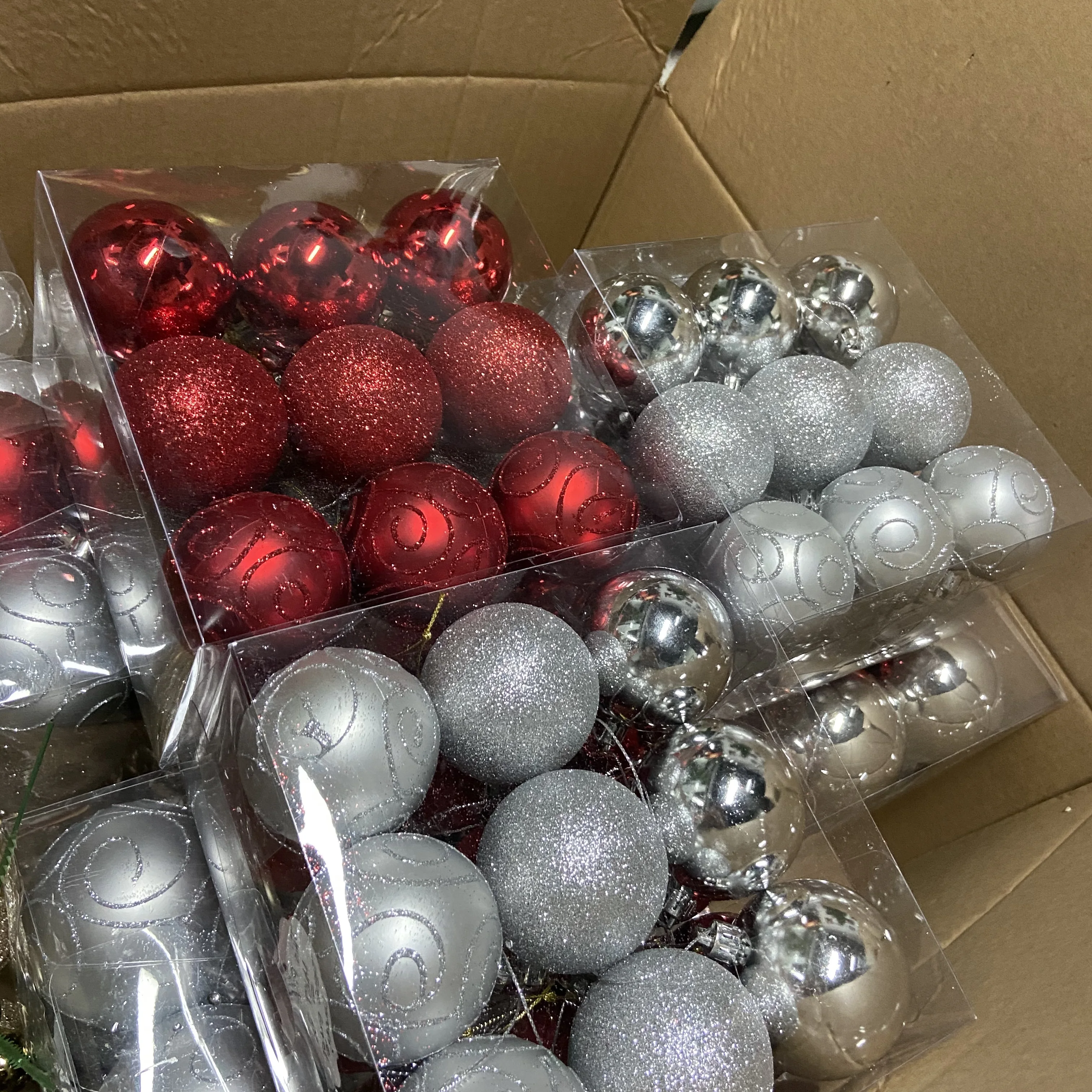 2020 new shatterproof 4cm plastic christmas ball for christmas