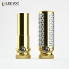 Cosmetics Lipstick Tube Empty PA-2137 Bling Style Round Empty Lipstick Tube with Diamond